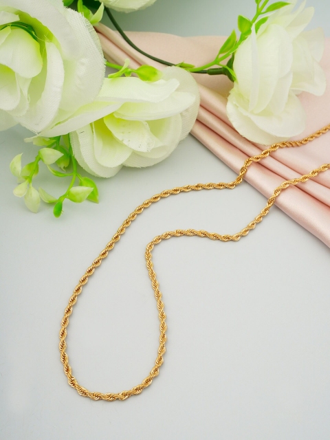 

Ferosh Gold-Plated Rope Shaped Waist Chain