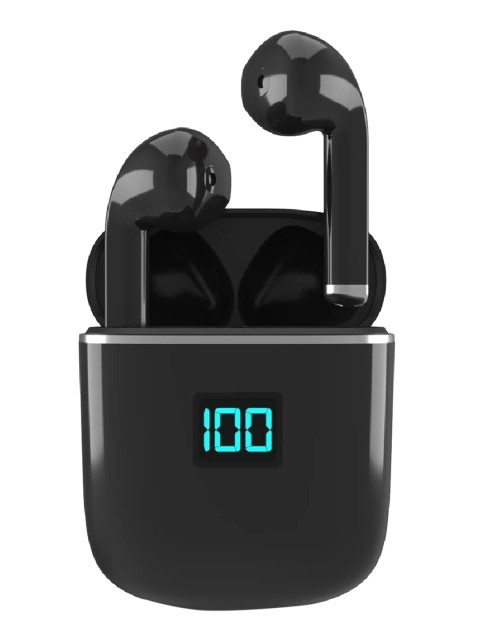 

Portronics Black Solid In-Ear Wireless Bluetooth Earphones