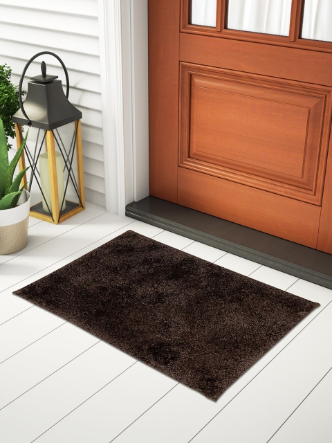 

SPACES Unisex Coffee Brown Bath Rugs