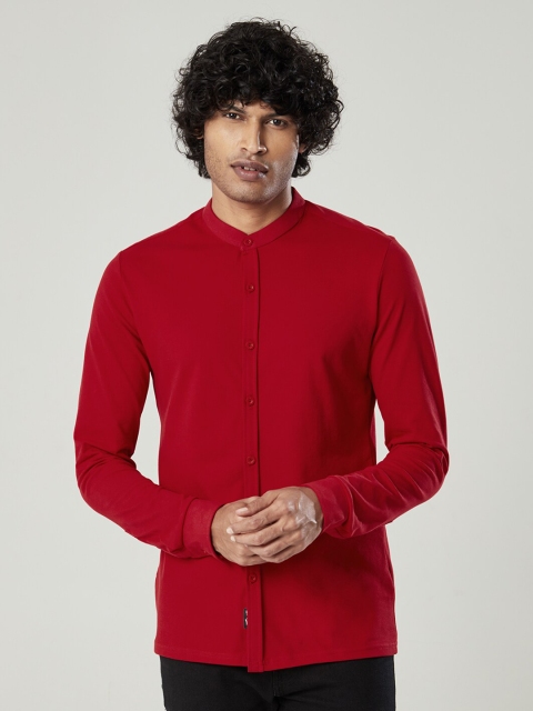 

The Souled Store Men Red Cotton Casual Shirt