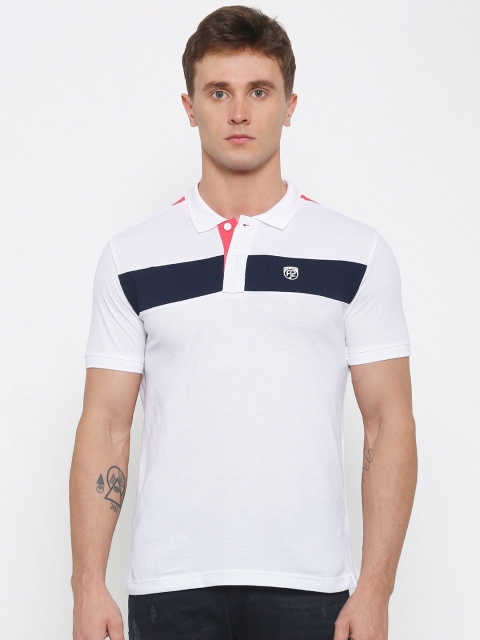 

Pepe Jeans Men White Solid Polo T-shirt