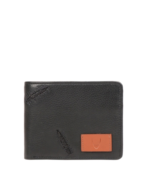 

Hidesign Men Black Solid Two Fold Wallet