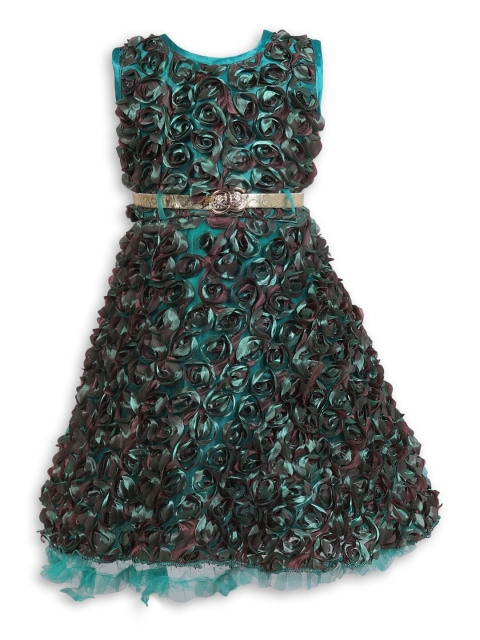 

Hopscotch Green Peplum Dress