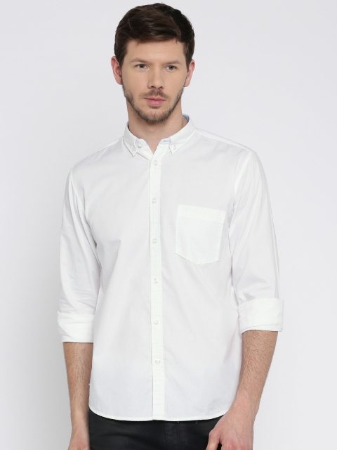 

Pepe Jeans Men White Semi Fit Casual Shirt