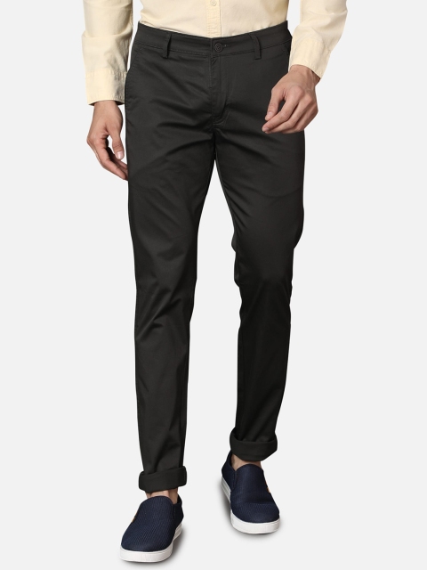 

Callino London Men Olive Green Slim Fit Trousers