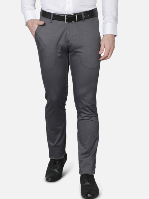 

Callino London Men Grey Trousers