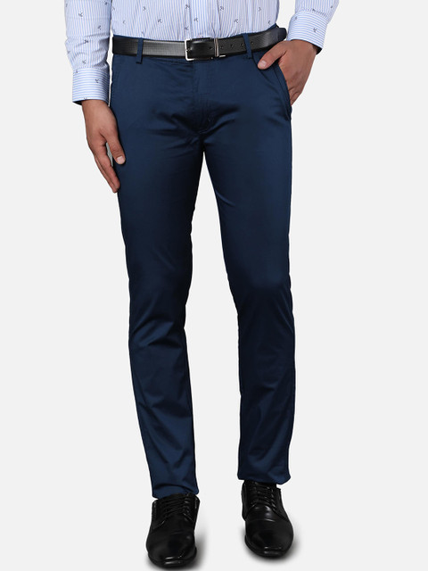 

Callino London Men Blue Slim Fit Trousers