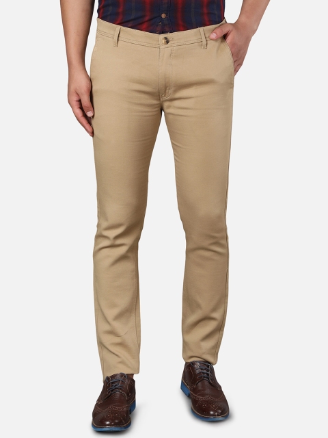 

Callino London Men Khaki Slim Fit Trousers
