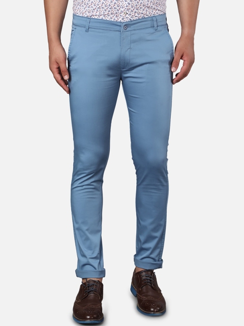

Callino London Men Blue Slim Fit Chinos Trousers