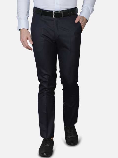 

Callino London Men Navy Blue Trousers