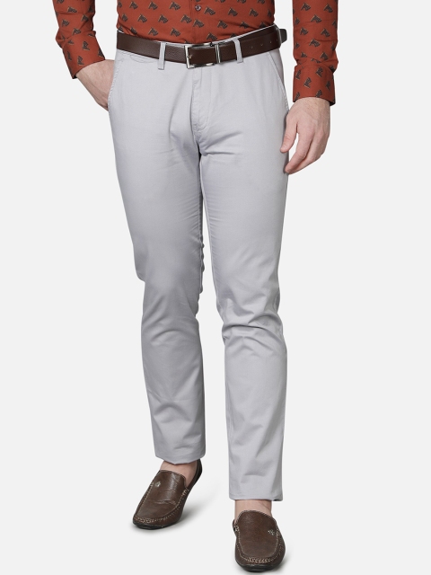 

Callino London Men Grey Chinos Trousers