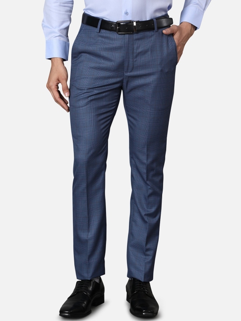 

Callino London Men Blue Slim Fit Trousers