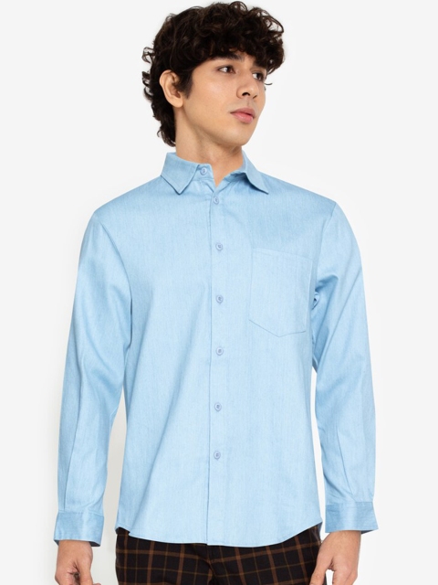 

ZALORA BASICS Men Blue Casual Shirt