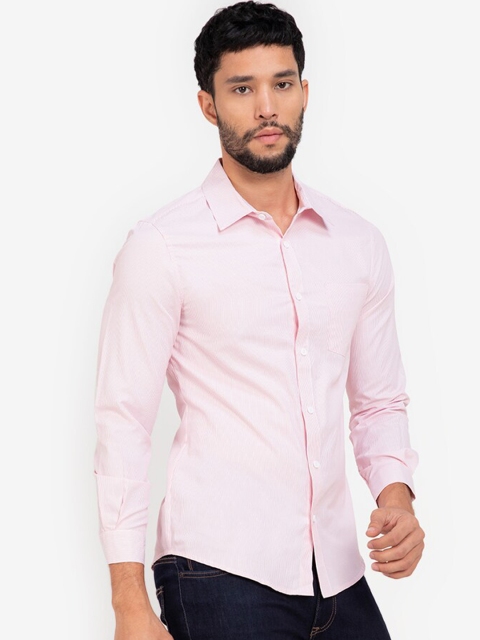 

ZALORA BASICS Men Pink Casual Shirt