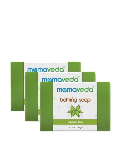 

Mamaveda Set of 3 Green Tea Bathing Soap 100 g Each