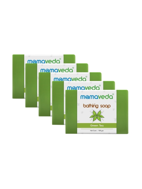 

Mamaveda Set of 5 Green Tea Bathing Soap 100 g Each