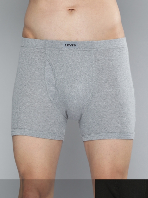 

Levis Men Pack Of 4 Solid Pure Cotton Trunks 15992610-1-15992700-1, Black