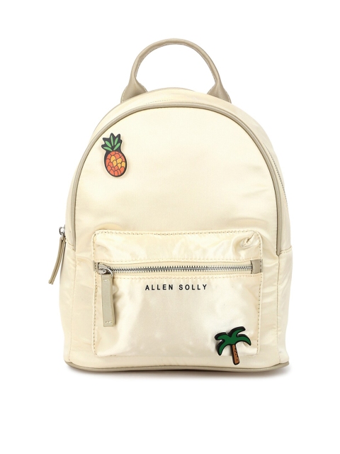

Allen Solly Junior Girls Beige PU Embellished Backpack