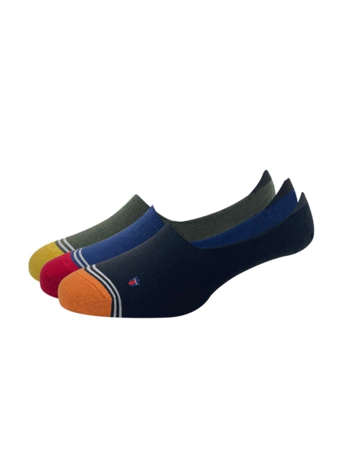 

Louis Philippe Men Pack of 3 Patterned Shoe Liners, Black