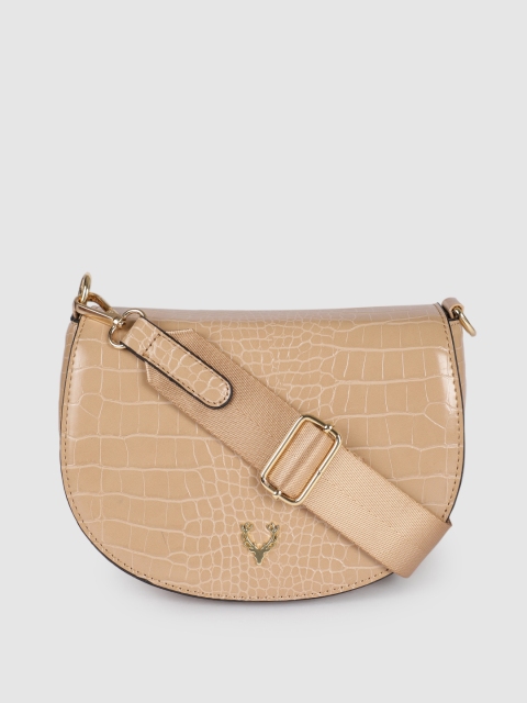 

Allen Solly Women Nude-Coloured Textured Sling Bag