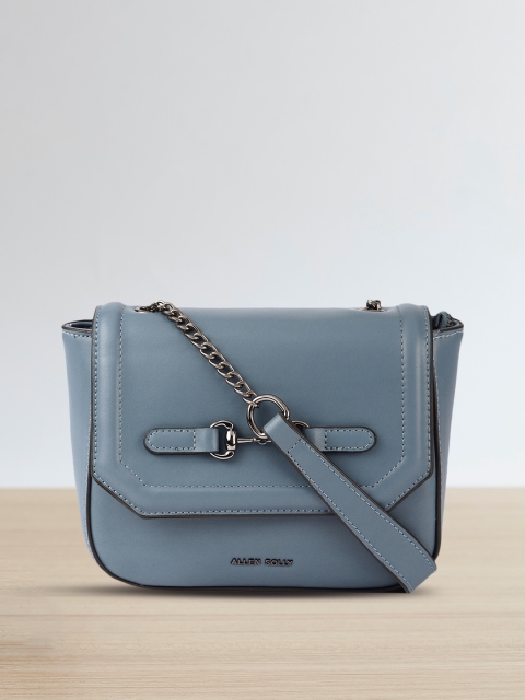 

Allen Solly Blue Solid Structured Sling Bag