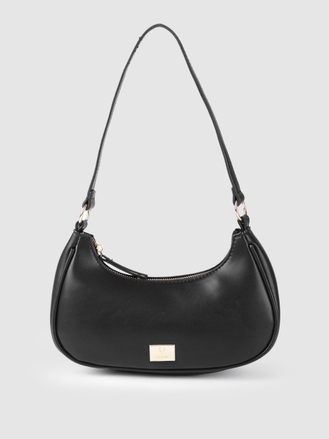 

Allen Solly Black PU Structured Sling Bag