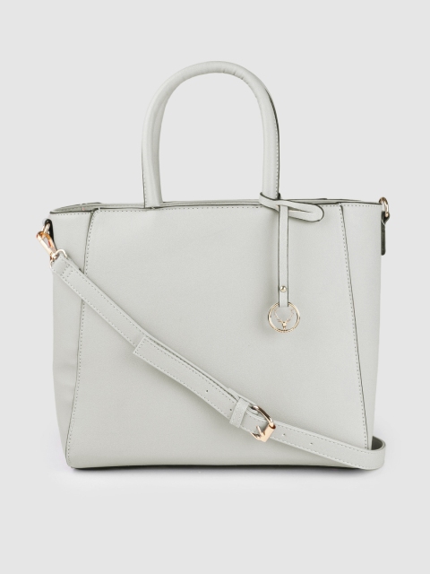 

Allen Solly Women Grey PU Structured Handheld Bag