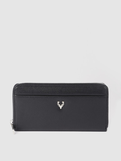 

Allen Solly Women Black Solid Around Wallet