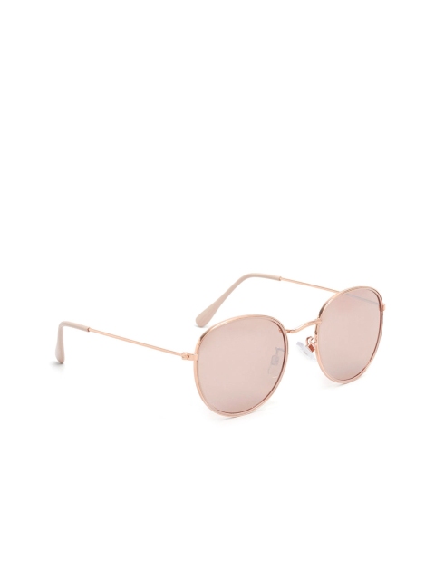 

MANGO Women Oval Sunglasses, Brown