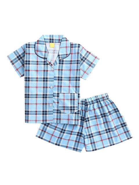 

The Magic Wand Unisex Kids Blue Night suits