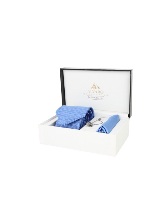 

Alvaro Castagnino Men Blue Accessory Gift Set