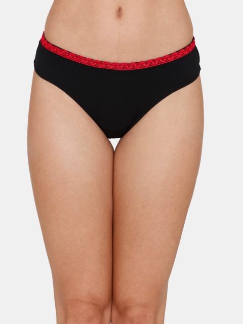 

Zivame Women Black Solid Thongs