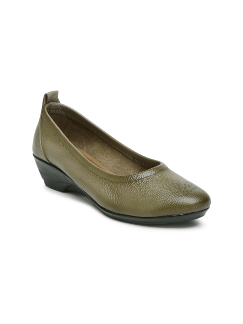 

Catwalk Women Olive Solid Pumps