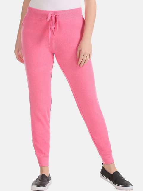 

Aeropostale Women Pink Solid Lounge Pants