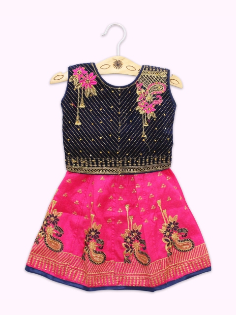 

Born Babies Pink Ethnic Motifs Dress