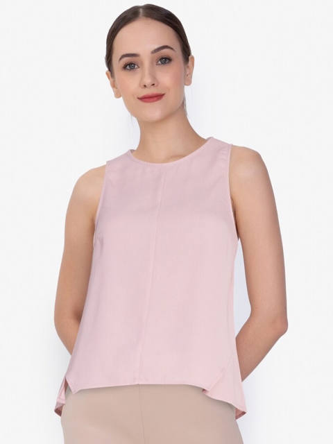 

ZALORA WORK Women Pink Solid Top