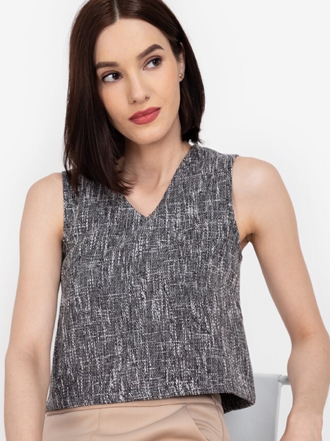 

ZALORA WORK Women Black Crop Top
