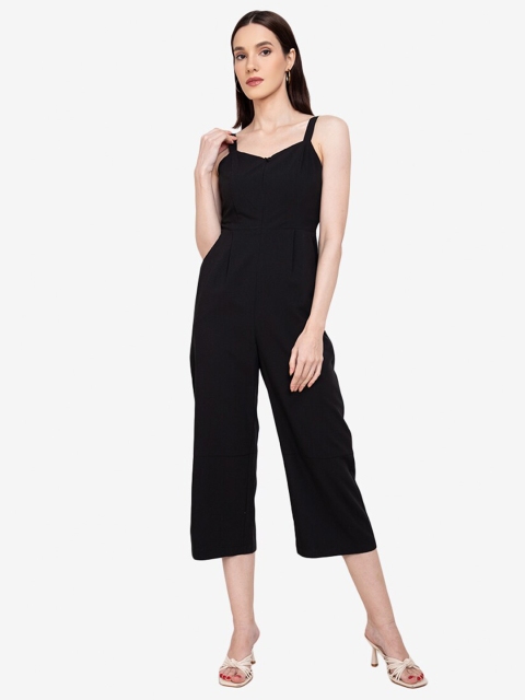 

ZALORA WORK Women Black Basic Jumpsuit