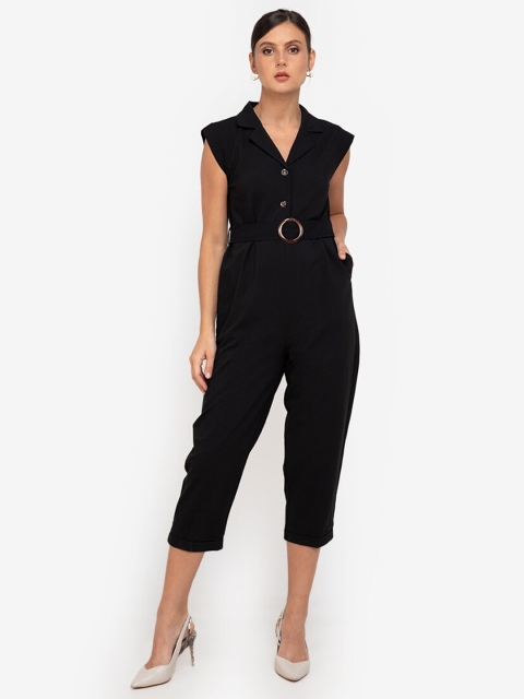 

ZALORA WORK Women Black Basic Jumpsuit