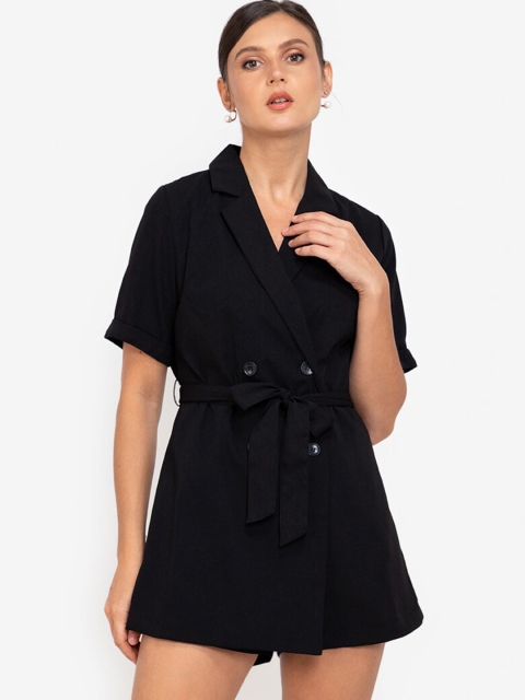

ZALORA WORK Black Jumpsuit