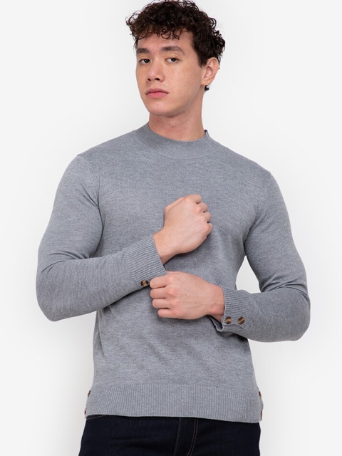 

ZALORA BASICS Men Grey Pullover
