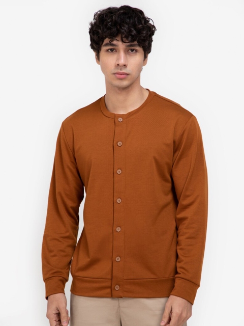 

ZALORA BASICS Men Brown Cardigan