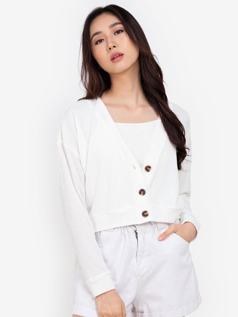 

ZALORA BASICS Women White Crop