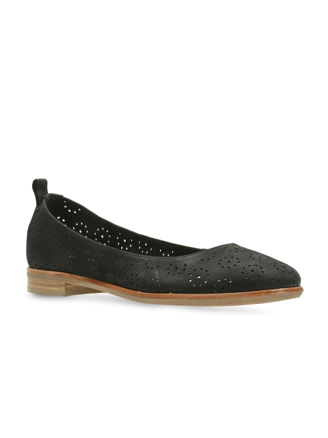 

Clarks Women Black Solid Ballerinas