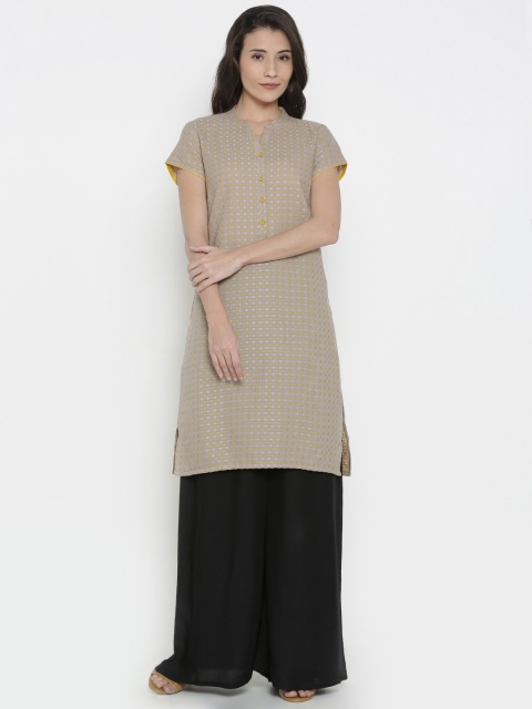 

Melange by Lifestyle Grey Kurta
