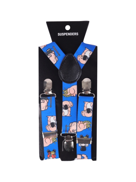 

Spiky Kids Blue & Beige Printed Suspenders