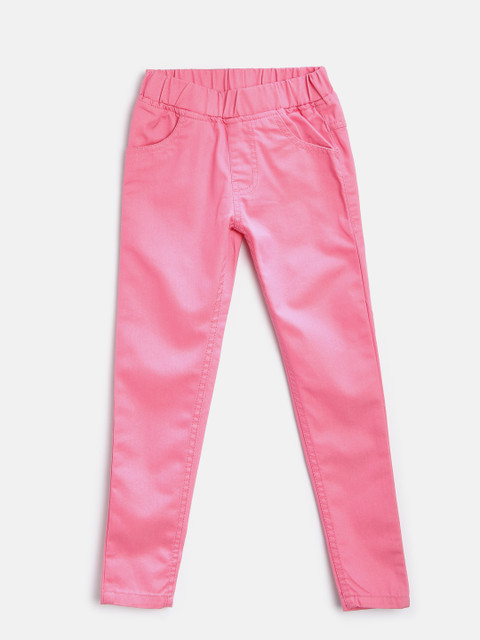 

612 league Girls Pink Trousers
