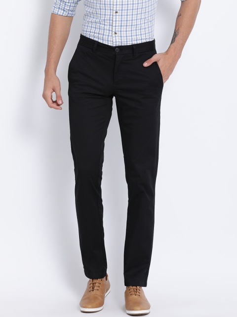 

t-base Men Black Easy Wash Chinos Trousers