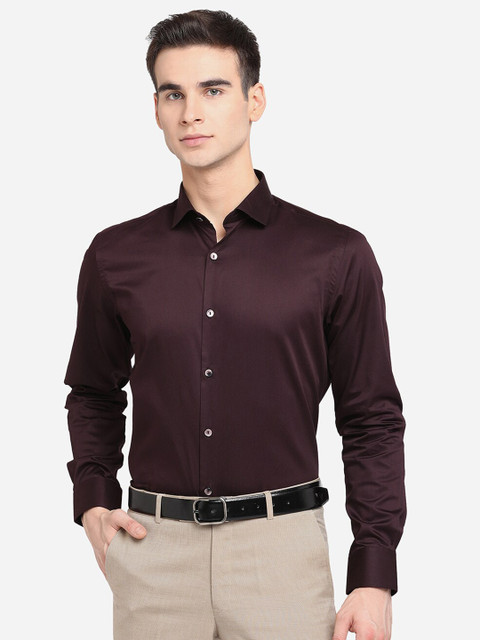 

WYRE Men Purple Slim Fit Formal Shirt