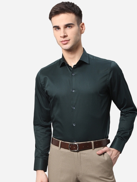 

WYRE Men Green Slim Fit Pure Cotton Formal Shirt